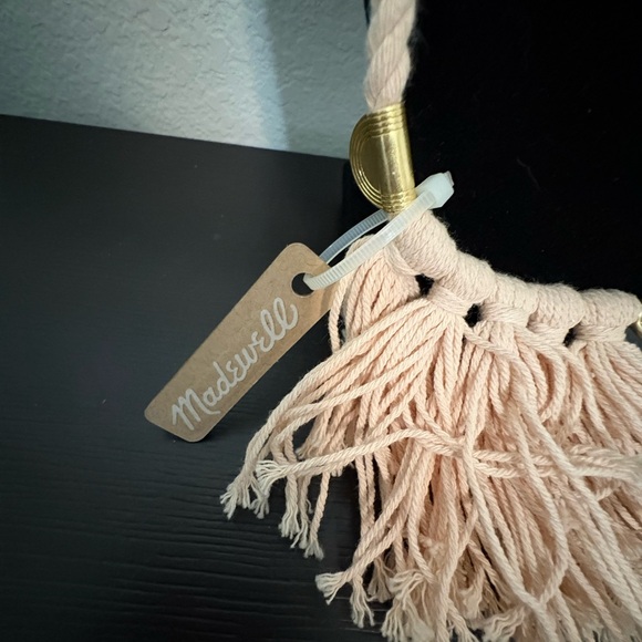 Madewell Cream Tassel Bib collar Necklace. New with tags. - Picture 3 of 4